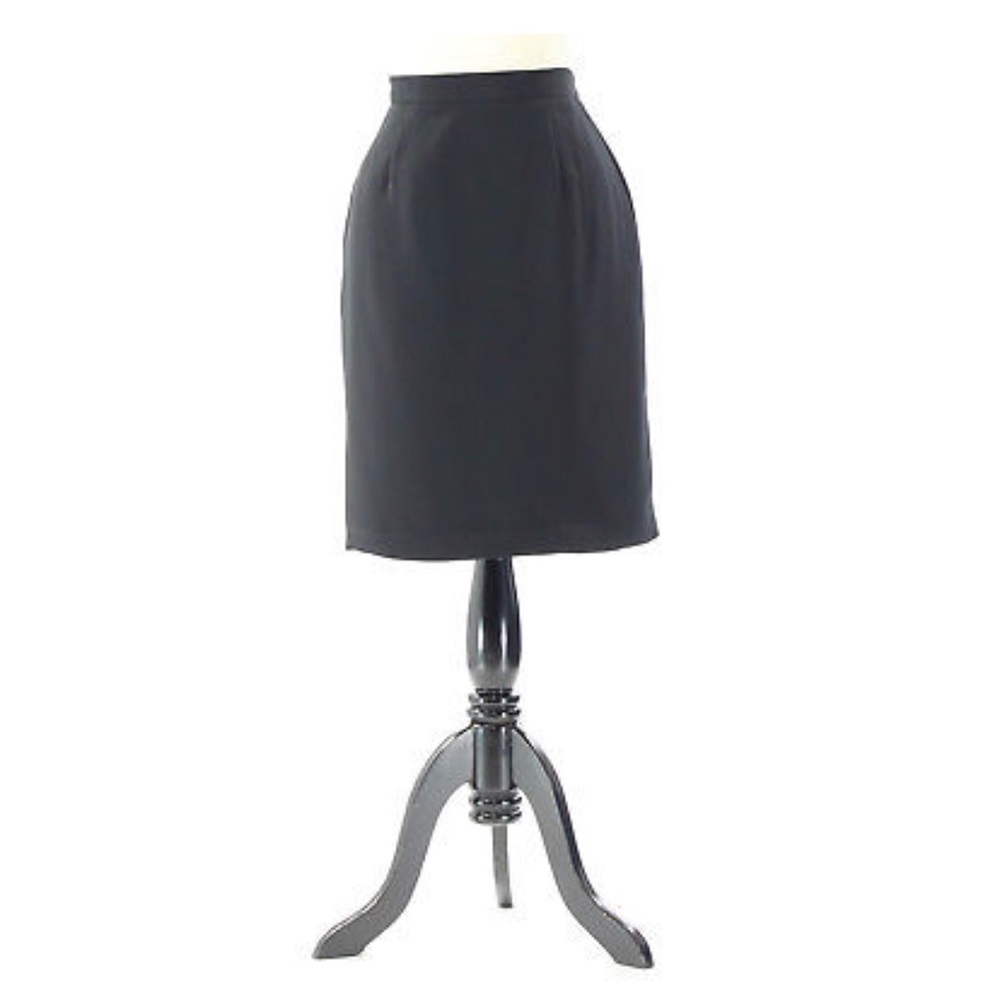 Laura Scott Misses 18 SKIRT Black Skirt Lined